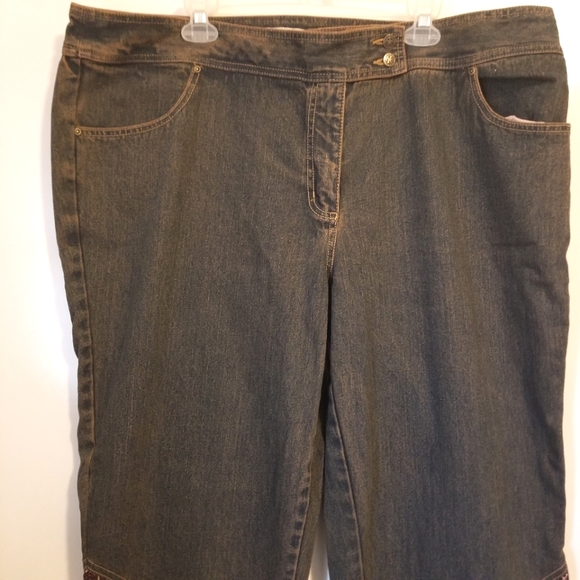 Faded Glory Y2k Patchwork Jeans Size 24W - Picture 4 of 10